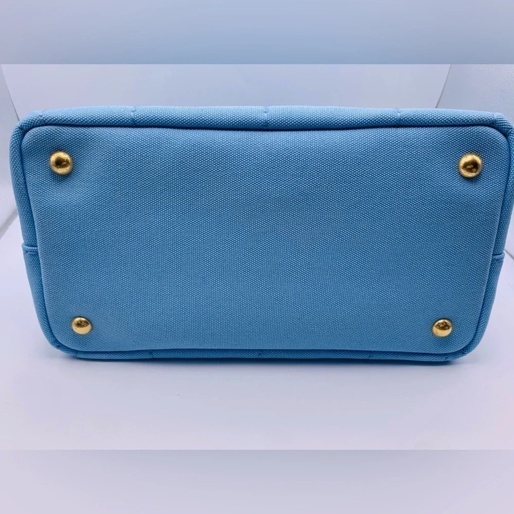 Prada Canapa Logo Tote - Beautiful Blue 🩵